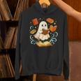 Halloween Cute Ghost Shirt Reading Books Ghost Unisex Hoodie