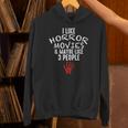 I Like Horror Movies And Maybe 3 People Introvert Unisex Hoodie I Like Horror Movies And Maybe 3 People Introvert Unisex Hoodie