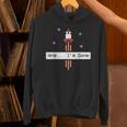And I'm Done Rocket Graduation Retro Look Unisex Hoodie