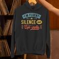 I'm Fluent In Silence And Eye-Rolls Introverts Unisex Hoodie