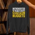 Introvert Antisocial Chicken Nugget Lover Foodie Unisex Hoodie