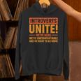 Introvert Antisocial Sarcasm Introverts Unite Anti Social Unisex Hoodie Introvert Antisocial Sarcasm Introverts Unite Anti Social Unisex Hoodie