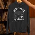 Introvert By Choice Introverted Unisex Hoodie Introvert By Choice Introverted Unisex Hoodie