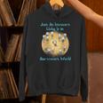 Introvert Extrovert Cartoon In Asstrovert World Unisex Hoodie