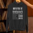 Introvert Label Antisocial Loner Socially Awkward Unisex Hoodie