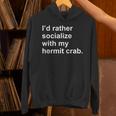 Introvert Sarcastic Hermit Crab Owner Unisex Hoodie