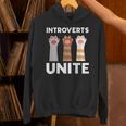 Introvert Unite Kitty Paws Raise Introverted Gathering Unisex Hoodie Introvert Unite Kitty Paws Raise Introverted Gathering Unisex Hoodie