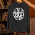 Its Way Too Peopley Outside Sarcastic Introvert Humor Unisex Hoodie