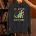 Kids 1st Grade Graduate Dinosaur Trex 1st Grade Graduation Unisex Hoodie