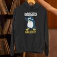 Kids Kindergarten Dabbing Penguin Nailed It Graduation Class 2021 Unisex Hoodie