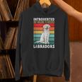 Labrador Retriever Introvert White Lab Unisex Hoodie