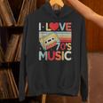 I Love 70's Music Retro Style Nostalgia Cassette 1970s Party Unisex Hoodie