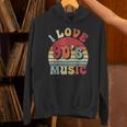 I Love 90's Music Retro Style Nostalgia Cassette 1990s Party Unisex Hoodie