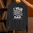 Lung Cancer Awareness I Wear In Memory Of My Dad Unisex Hoodie