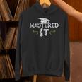 Mastered It Masters Graduation Cool Distressed Unisex Hoodie