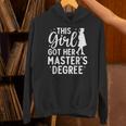Masters Degree Art For Women Girls Masters Degree Graduation Unisex Hoodie