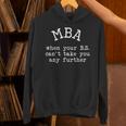 MBA Graduation For Him Her Masters Degree Graduate Unisex Hoodie