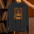 Melanin Girl Locs Book Lover Librarian Teacher Student Unisex Hoodie