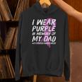 Memory Of Dad Wear Purple Overdose Awareness Unisex Hoodie Memory Of Dad Wear Purple Overdose Awareness Unisex Hoodie