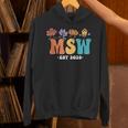 MSW Est 2025 Graduation School Social Worker Shirt Master Unisex Hoodie