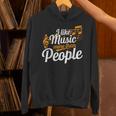 I Like Music More Than People Fan Introvert Unisex Hoodie