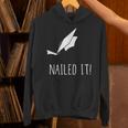 Nailed It Shirt Cute Graduation Grad Cap Unisex Hoodie