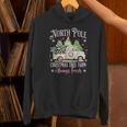 North Pole Tree Farm Merry Christmas Holiday Scene Nostalgia Unisex Hoodie North Pole Tree Farm Merry Christmas Holiday Scene Nostalgia Unisex Hoodie