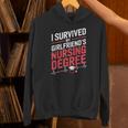 Nurse Graduation I Survived My Girlfriends Nursing Degree Unisex Hoodie