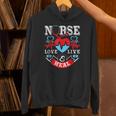 Nurse Live Love Heal Graduation Appreciation Valentines Day Unisex Hoodie
