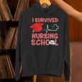 Nurse Survived Nursing School Graduation Unisex Hoodie