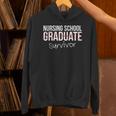 Nursing School Survivor Graduation T-Shirt Unisex Hoodie
