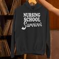 Nursing School Survivor Nurse Graduation Medical T-Shirt Unisex Hoodie