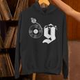 Old School Dad OG Hip Hop Head Vinyl Retro 80s90s Nostalgia Unisex Hoodie