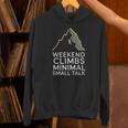 Outdoor Introvert Vibes Weekend Climber Unisex Hoodie