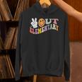 Peace Out Elementary Graduation Graduate Class Of 2025 Unisex Hoodie