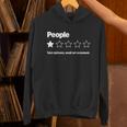 People One Star Rating Would Not Recommend Introvert Unisex Hoodie People One Star Rating Would Not Recommend Introvert Unisex Hoodie