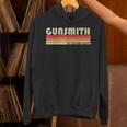 Personal Christmas Retro Vintage Graduation Gunsmith Job Title Profession Birthday Worker Idea Unisex Hoodie