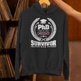 PhD Survivor Doctorate Graduate Shirt Graduation Unisex Hoodie