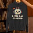 Pixel Art Pet Y2K Retro Vintage Digital Nostalgia Y2K Tech Unisex Hoodie