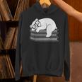 Polar Bear Reading Book Pajama Sleep Unisex Hoodie