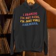 I Promise I'm Not Rude I'm Just Very Awkward Introvert Unisex Hoodie I Promise I'm Not Rude I'm Just Very Awkward Introvert Unisex Hoodie