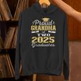 Proud Grandma Of Two 2025 Graduates Graduation Family Unisex Hoodie