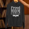 Proud Mom Of a 2024 Graduate Mama Checkered Graduation Unisex Hoodie