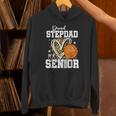 Proud Stepdad Of A 2026 Senior Basketball Graduation Leopard Unisex Hoodie