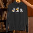 Raccoons Reading Books Raccoon Bookish Bookworm Raccoon Book Unisex Hoodie
