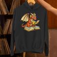 Reading Dragon Book Lover Bookworm Reader Unisex Hoodie