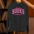 Retro Pink Coquette Bow Valentine Book Lover Varsity Unisex Hoodie Retro Pink Coquette Bow Valentine Book Lover Varsity Unisex Hoodie