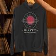 Retro Pluto Never Forget Classic Planet Pluto Nostalgia Unisex Hoodie