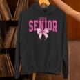 Retro Senior 2026 Class Of 2026 Coquette Pink Bow Graduation Unisex Hoodie