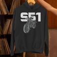 Retro Simme Moped Nostalgia Eastern Block Schwalbe Driver DDR Unisex Hoodie